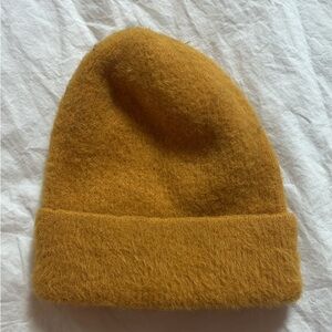 Cozy Mustard Beanie